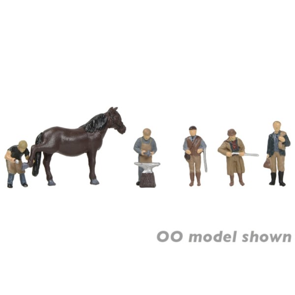 Rural Tradesmen and Farming Figures N gauge 379-327