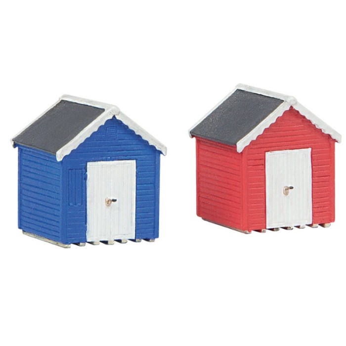 Beach Huts  N gauge 