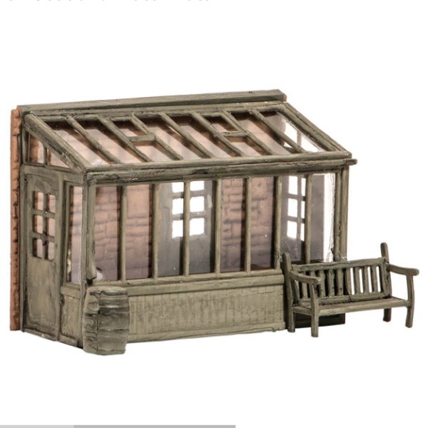 Conservatory and garden seat OO Wills SS24