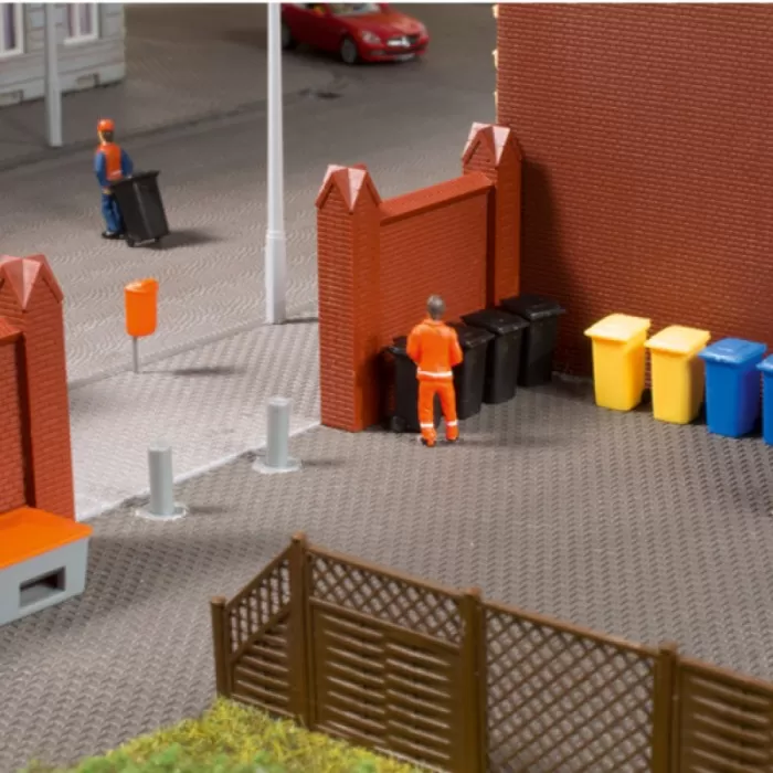 Waste Bins With Street Accessories OO