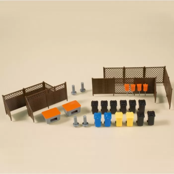 Waste Bins With Street Accessories OO