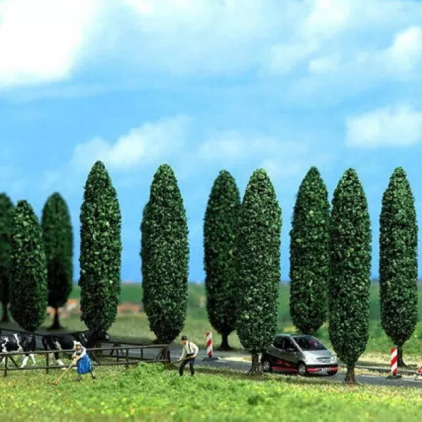 Poplar Trees 95mm Busch 6228