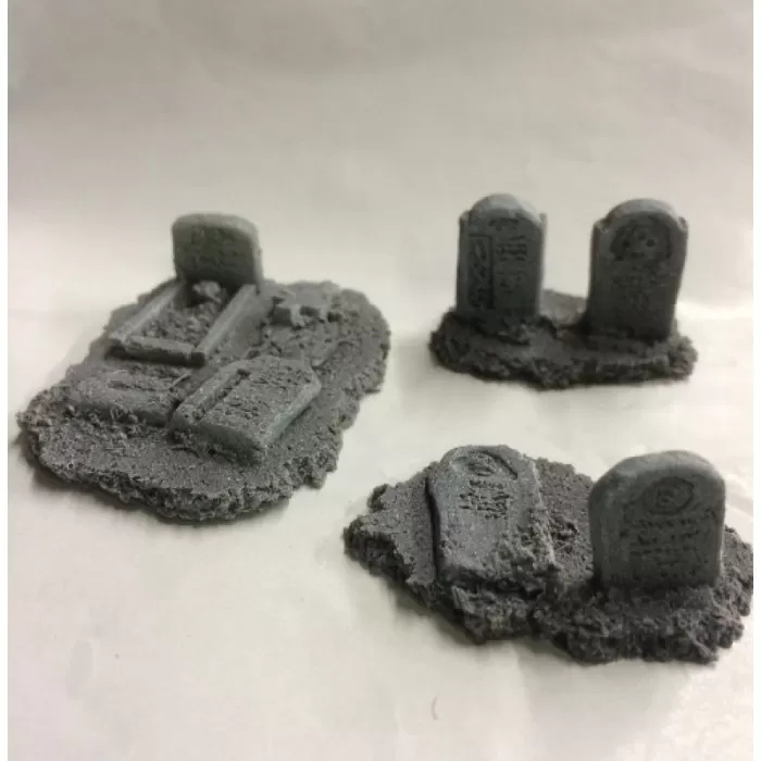 28mm Battle Zone Church Grave Stones