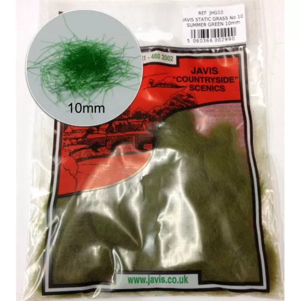 Static Grass Summer Green 10mm