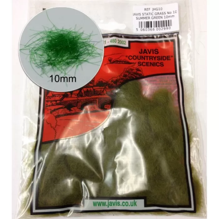 Static Grass Summer Green 10mm