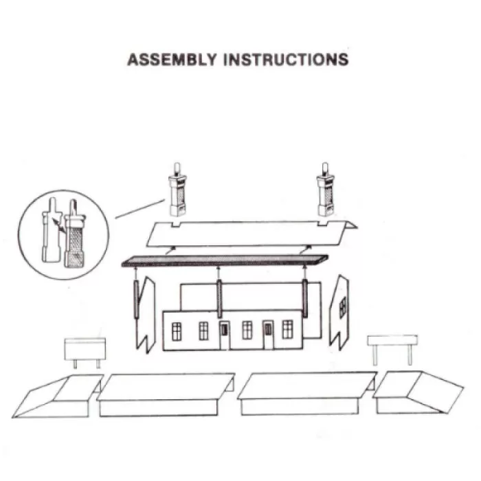 Country Station N Gauge GMKD08