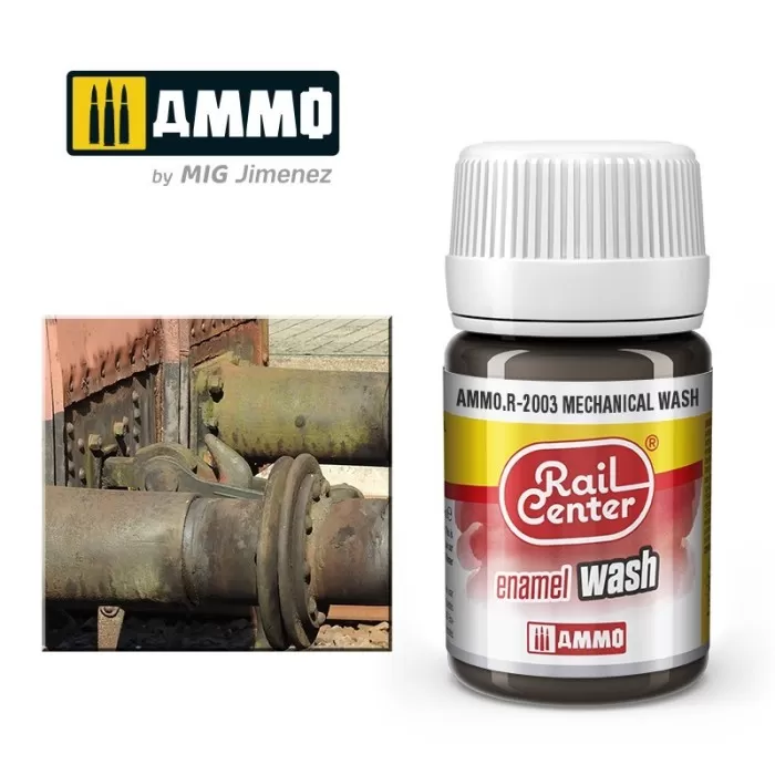 Mechanical Wash Weathering  Rail Center AMMO.R-2003