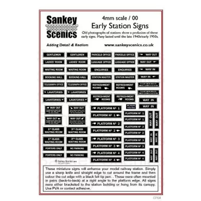 Early Station signs OO