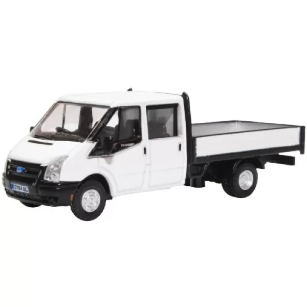 White Ford Transit Dropside OO