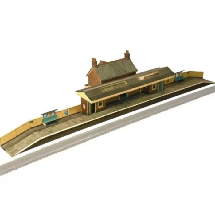 Station Platform Red Brick OO  Superquick A01.0