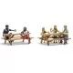 Picnic table and figures Outdoor Dining OO gauge  A1939