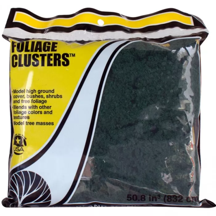 Woodland Scenics FC59 Foliage Clusters  Dark Green FC59