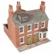 Terraced Houses in red Brick Metcalfe PN103 N gauge 