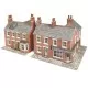 Terraced Houses in red Brick Metcalfe PN103 N gauge 
