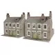 Terraced Houses in Stone Metcalfe PN104 N gauge 