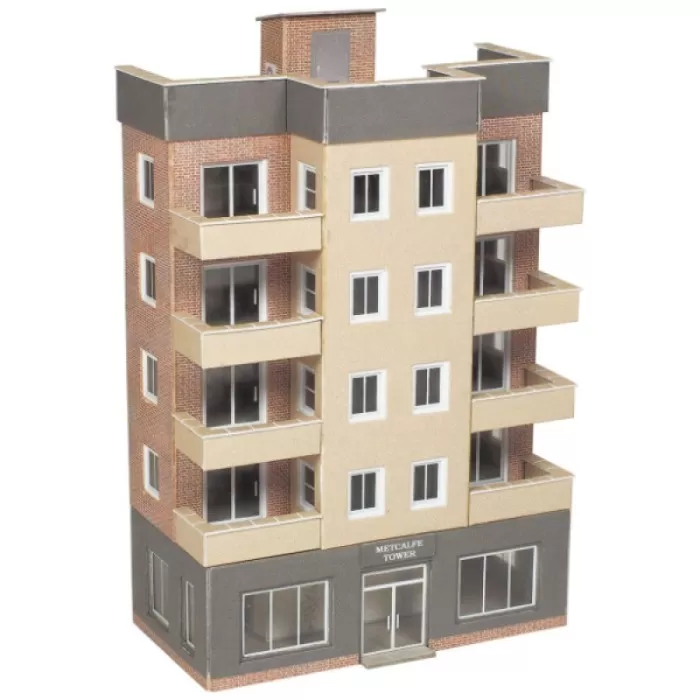 Low relief Tower Block N gauge Metcalfe PN960