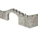 CASTLE  WALL BRIDGE N gauge Metcalfe PN196