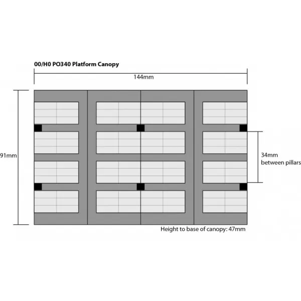 Platform Canopy OO  Metcalfe PO340