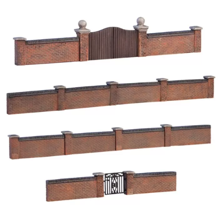 Brick Wall and Gates OO