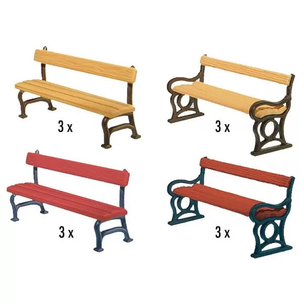 Park Benches OO Faller 180443