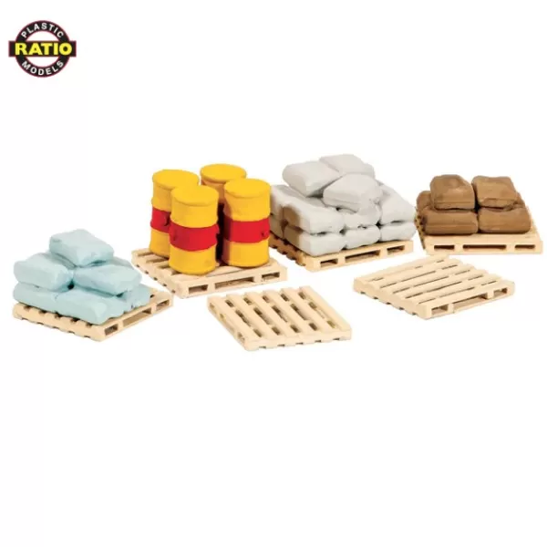 Pallets, Sacks and Barrels N gauge Ratio 221