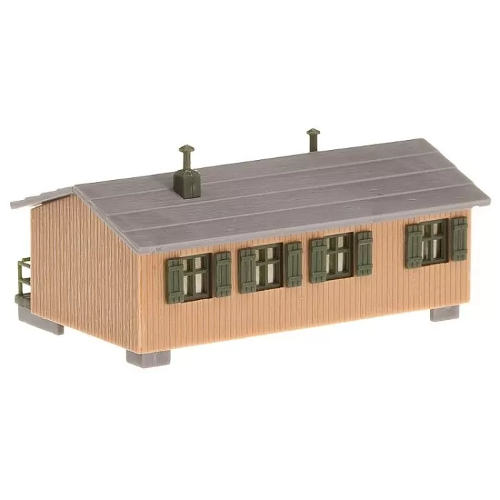 Wooden Industrial Building N gauge
