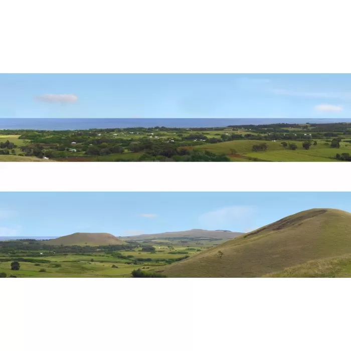 Backscene Coast 247B OO 15inch tall