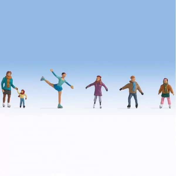 Ice Skaters N gauge 