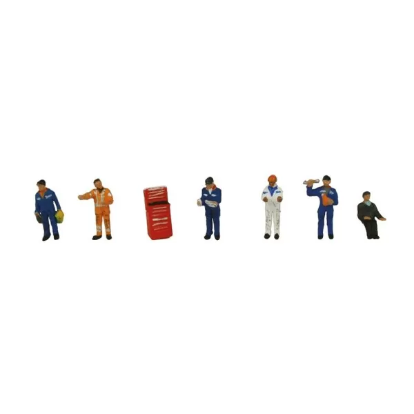 Traction Maintenance Depot Workers N  gauge 