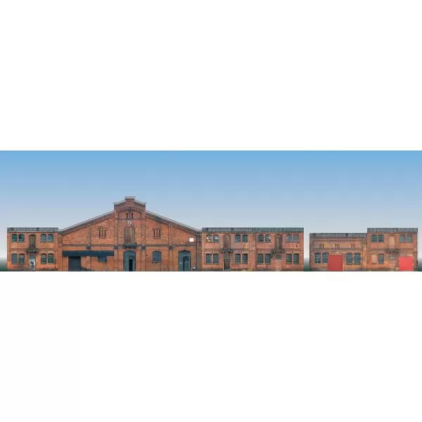 Low Relief industrial buildings OO