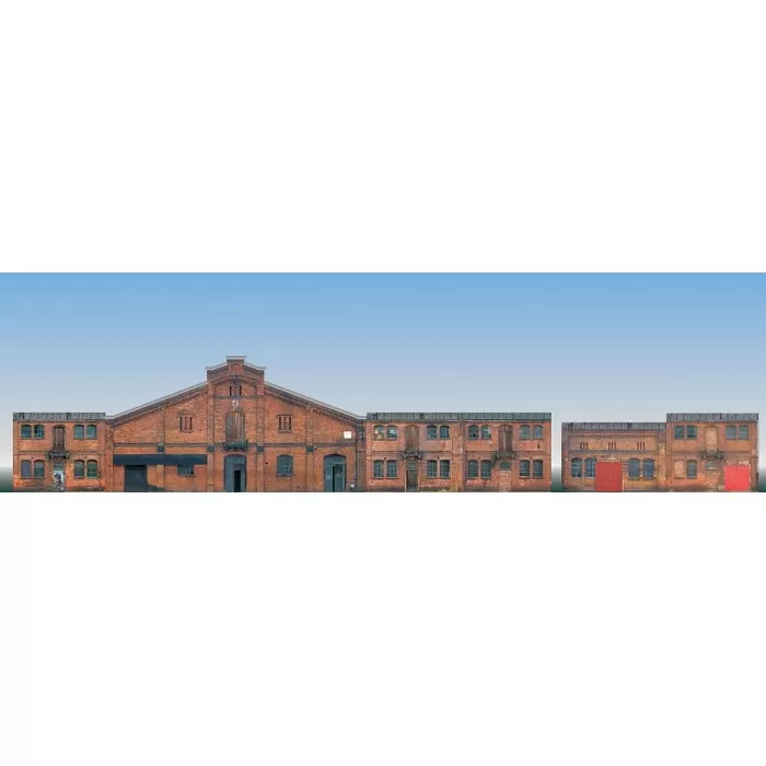 Low Relief industrial buildings OO