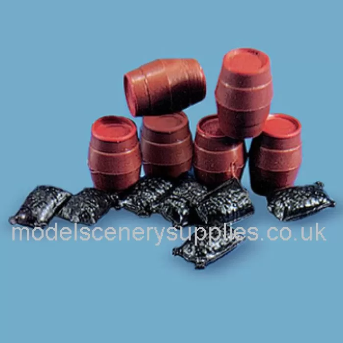 Sacks and Barrels OO Peco 5064