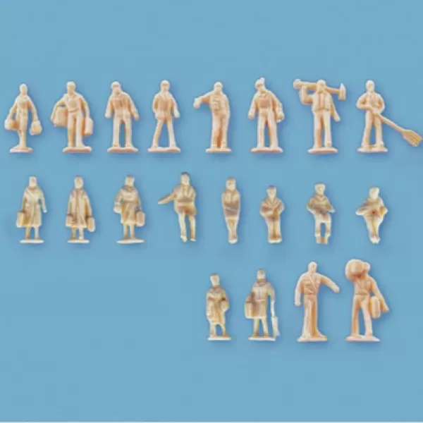 Unpainted Figures Pack B N gauge