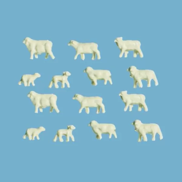 Sheep and Lambs N gauge