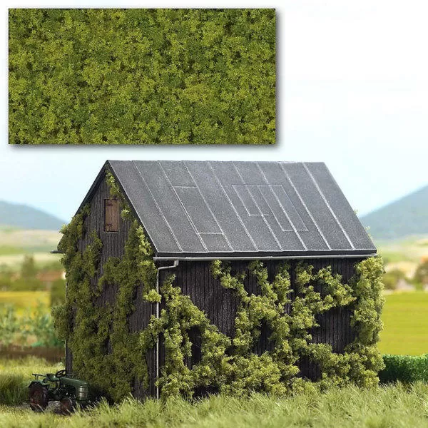 Flock Foliage Sheet Light Green Mix