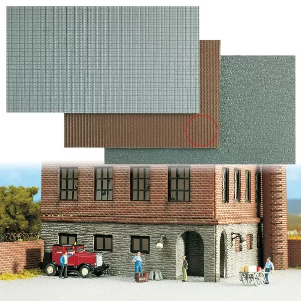 Brick Wall textured flexible sheet OO