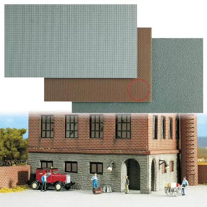 Brick Wall textured flexible sheet OO