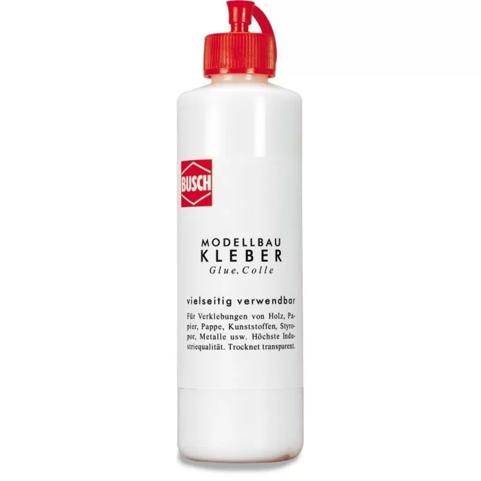White Modelling PVA Glue Busch 7599