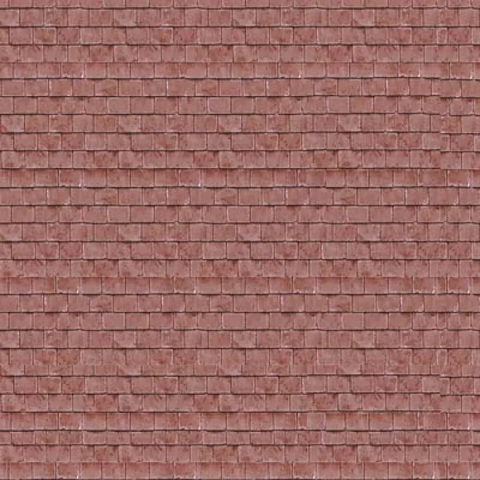 Red Roof Tiles OO  Self-adhesive Paper
