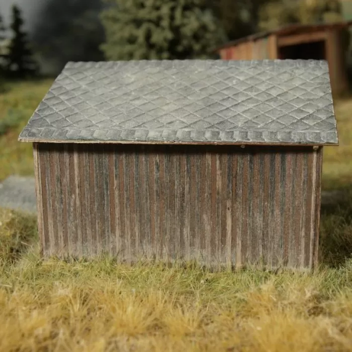 Wooden shed N gauge Model Scene 96506