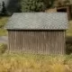 Wooden shed N gauge Model Scene 96506