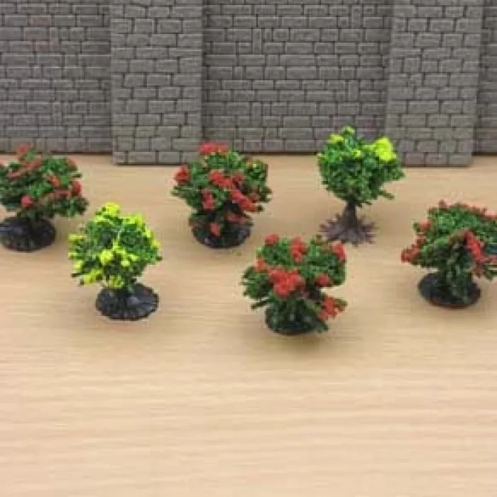 Bushes or Trees Flowering 25mm Tall