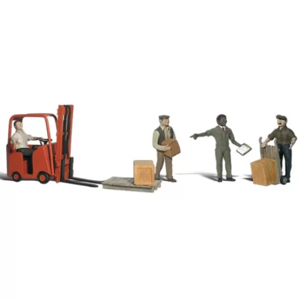 Workers with Forklift OO A1911