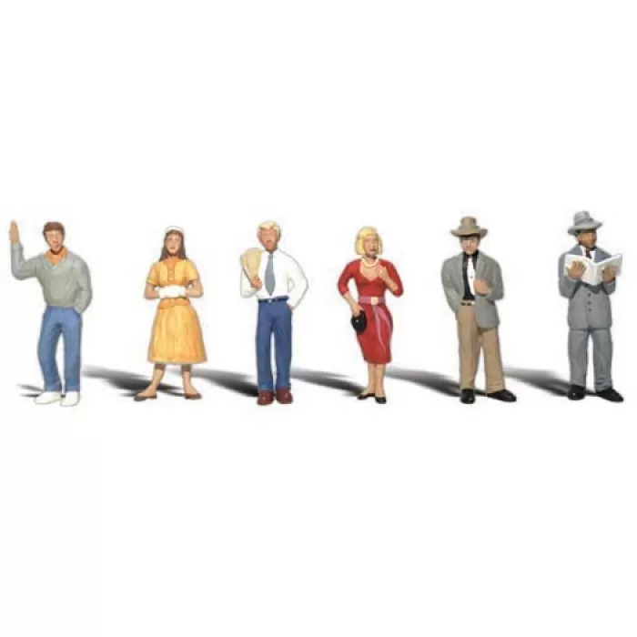 Pedestrians N gauge by Woodland Scenics A2121