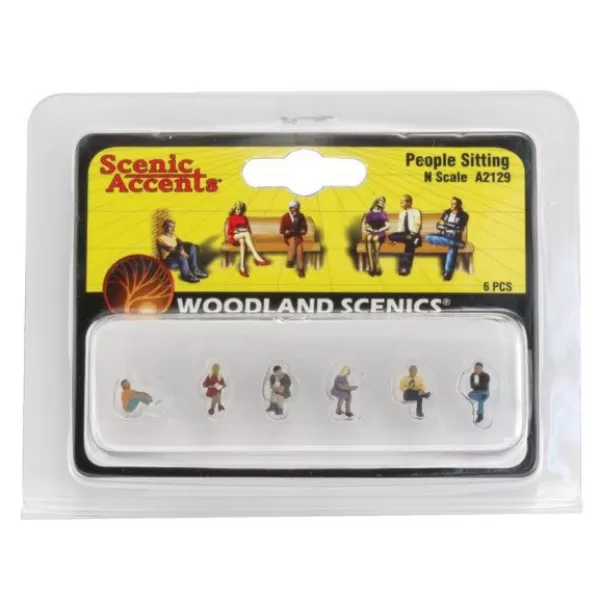 People Sitting N gauge by Woodland Scenics