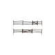 Split Rail Log Fence N gauge A2991