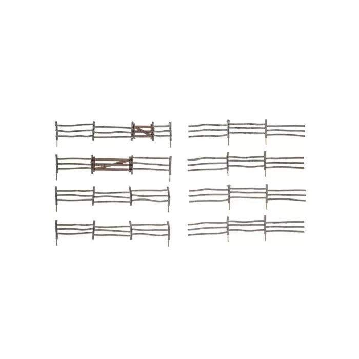 Split Rail Log Fence N gauge A2991