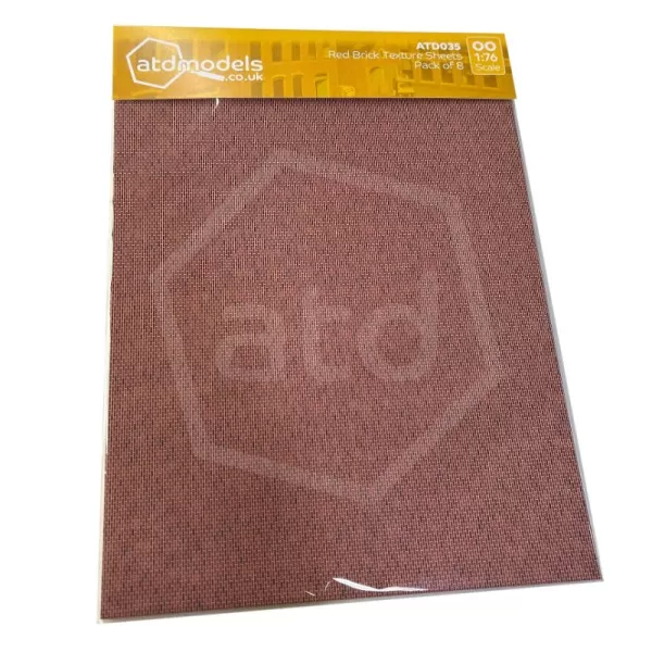 Brick wall Red Brick Card TT ATD13035