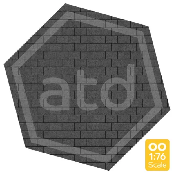 Slate Roof Card OO ATD038