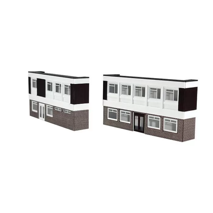 Office Block Low Relief N gauge ATD12021
